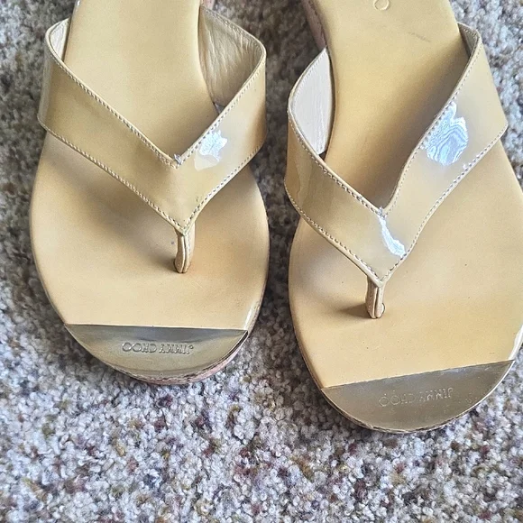 Jimmy Choo Patent Leather Sandals - Picture 2 of 11